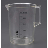 Manufacturer Varies Beaker,5 L,260 mm H,200.5 mm Dia,PK2 23X908