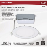 Satco 6 In. 12W CCT Selectable LED Direct Wire Downlight