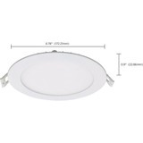 Satco 6 In. 12W CCT Selectable LED Direct Wire Downlight S11827 545165