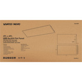 Satco NUVO 2 Ft. x 4 Ft. Wattage and CCT Selectable White LED Backlit Flat Panel