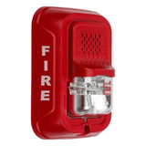System Sensor Horn Strobe,Marked Fire,Wall or Ceiling P4RL