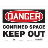 Condor Safety Sign,10 inx14 in,Vinyl 465L56