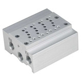 Smc Bar Manifold, Base-Mounted, 8 Ports SS5Y3-41-08-M5T