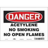 Condor Safety Sign,7 inx10 in,Vinyl 473R83