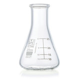 Globe Scientific Erlenmeyer Flask,25 mL,65 mm H,PK12 8400025