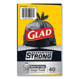 BAG,GLAD,TR QT,30GAL,BK