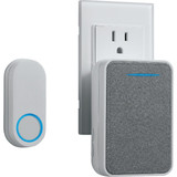 Heath Zenith Gray-White Plastic Wireless Doorbell Kit 18000153 503661