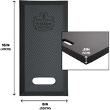 Ergodyne Kneeling Pad,Foam,Black,Small 376