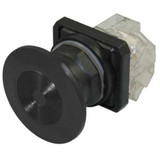 Dayton MushrmHeadPushButton,NonIllum,Blk,1NC 30G457