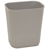 Manufacturer Varies Fire-Rstnt Trash Can,Rectngle,7 gal,Gray 4PGL8