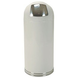 Manufacturer Varies Trash Can,Round,15 gal.,White 4PGG1
