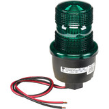 Federal Signal Low Profile Warning Light,LED,Green,120V LP3PL-120G