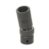Grey Pneumatic Socket,18mm,1/2"D,Impact,6pt.,D 2018UMD