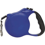 Boss Pet Casual Canine 16 Ft. Blue Large Belted Retractable Lead 11612 16 19