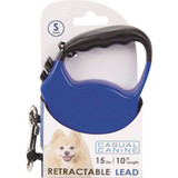 Boss Pet Casual Canine 10 Ft. Blue Small Belted Retractable Lead