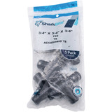 SharkBite PEX-B 3/4 In. Poly Alloy Barb Tee (5-Pack)