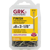 GRK #8 x 3-1-8 In. Star Drive Steel Trim Screw (100 Ct.) 119734 228040