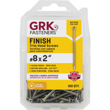 GRK #8 x 2 In. Star Drive Steel Trim Screw (100 Ct.) 119728 208535