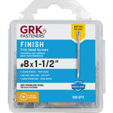 GRK #8 x 1-1/2 In. Star Drive Stainless Steel Trim Screw (100 Ct.)