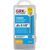 GRK #8 x 3-1/8 In. Star Drive Stainless Steel Trim Screw (100 Ct.)