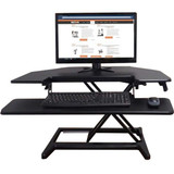 Victor Technology Standing Desk Converter,36 in W,Black DCX650