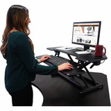 Victor Technology Standing Desk Converter,36 in W,Black DCX650