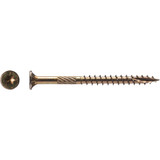 Big Timber #10 x 3 In. Yellow Zinc Star Drive Flat Head Wood Screw, Bulk