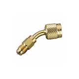 Yellow Jacket Adapter,45 Deg,8 1/2 in L,Brass,800 psi 19173