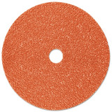 Cubitron™ II 987C Fibre Disc, Precision Shaped Ceramic Grain, 4-1/2 in dia, 7/8 in arbor, 36 Grit, Threaded Hole
