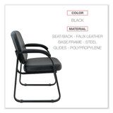 Alera Genaro Sled Base Guest Chair,Vinyl 2824G