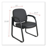 Alera Genaro Sled Base Guest Chair,Vinyl 2824G