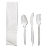 Boardwalk Disp Cutlery Set,White,Medium,PK250 BWKFKTNMWPPWH
