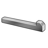 Manufacturer Varies Machine Key,Tapered,Plain,3 L WWG-0250-3000GB