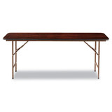 Alera Wood Folding Table,Rectangular FT727218MY