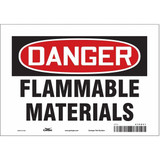 Condor Safety Sign,7 inx10 in,Vinyl 478H61