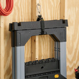 Wrap-It Storage Hook 'n Hang 24 In. x 2 In. Hanging Cinch Strap with Carabiner 100-HNH-24BL 519449