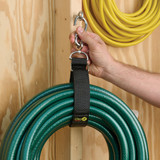 Wrap-It Storage Hook 'n Hang 24 In. x 2 In. Hanging Cinch Strap with Carabiner 100-HNH-24BL 519449