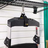 Wrap-It Storage Hook 'n Hang 18 In. x 1.5 In. Hanging Cinch Strap with Carabiner 100-HNH-18BL 515753