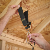 Wrap-It Storage Hook 'n Hang 18 In. x 1.5 In. Hanging Cinch Strap with Carabiner 100-HNH-18BL 515753