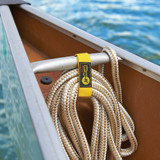 Wrap-It Storage Quick-Straps 12 In. Yellow Weatherproof Hook & Loop Strap