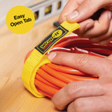 Wrap-It Storage 12"x1" Ylw Quk Strap 100-BS-12YE Pack of 48 536992