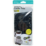 Wrap-It Storage 5 In. & 8 In. Black Self-Gripping Cable Ties (20-Pack) 420-48BL 542780