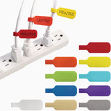 Wrap-It Storage Medium Multi-Color Cable Labels (10-Pack)