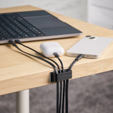 Wrap-It Storage Medium Black Cable Guides (10-Pack) 510-CG-MD-BL 569457