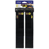 Wrap-It Storage Super-Stretch Assorted Elastic Hook & Loop Cinch Straps (6-Pack) 706-928B 529922
