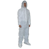 Condor Coveralls,3XL,Wht,Polypropylene,PK25 26W777