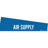Brady Pipe Marker,White,Air Supply,PK5 7010-1-PK
