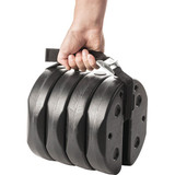 Us Weight Weight Tailgater,Black,HDPE,2" H,9" W U0040