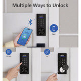 Philips Bluetooth & Fingerprint Touchscreen Electronic Deadbolt, Satin Nickel