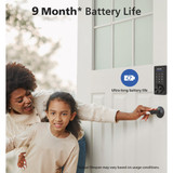 Philips Bluetooth Touchscreen Electronic Deadbolt with Wifi Bridge, Matte Black